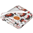 thumbnail image 2 of Cauagu Turkey And Thanksgiving2 Pattern Flannel Bed Blankets,Fleece Blanket Comfortable Air Conditioning Blanket for Sofa Bed Travel Couch & Living Room -40"x30", 2 of 8