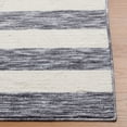 thumbnail image 4 of Safavieh Easy Care Fergal Striped Polyester Machine Washable Area Rug, Dark Gray/Ivory, 3' x 5', 4 of 12