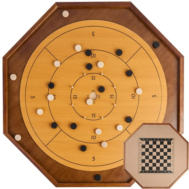 Juego de mesa FURUISEN Crokinole con damas de 27 pulgadas