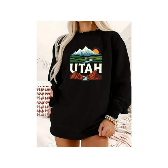 Utah National Park Graphic Crewneck Retro Adventure Sweatshirt