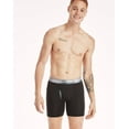 thumbnail image 6 of Hanes 4-Pack Boxer Brief Ultimate Men's X-Temp Performance FreshIQ black grey, 6 of 6