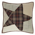 thumbnail image 3 of VHC Brands Abilene Star Quilted Pillow 16x16 Country Bedding Accessory, Burgundy, 3 of 3