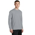 thumbnail image 4 of Sport-Tek PosiCharge RacerMesh Long Sleeve Tee-S (Silver), 4 of 6