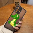 thumbnail image 3 of Matte Case for VIVO V25 V23E V23 V21 V20 V19 V17 V15 V11 Z1 Z6 T1 S16 PRO 5G Case Funda Coque Capa Shell Cute Cartoon Crocodile, 3 of 5