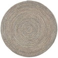 thumbnail image 2 of SAFAVIEH Braided Vermont Geometric Cotton Reversible Area Rug, Blue/Ivory, 5' x 5' Round, 2 of 7