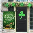 thumbnail image 2 of St Patricks Day Garden Flag, Shamrock St Patricks Flag 12 x 18 Inch, Double Sided St Patricks Day Flag for Home Decorations, St Patricks Day Party Decorations, St Patricks Day Decorations, 2 of 6