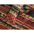 thumbnail image 4 of Ambesonne African Quilted Bedspread Set 3 Pcs, Patchwork Style, Queen Size, Red Green Black, 4 of 5