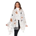 thumbnail image 3 of FORMRS Womens Scarf Winter Soft Long Big Warm Shawls Wrap Tassel Scarves, Ghost Design, 3 of 9
