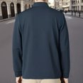 thumbnail image 7 of Polo T Shirts For Men Long Sleeve Classic Solid Color Collared Casual Business Golf Shirts, 7 of 7