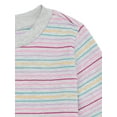 thumbnail image 2 of Wonder Nation Toddler Girl Long Sleeve T-Shirt, Sizes 12M-5T, 2 of 3