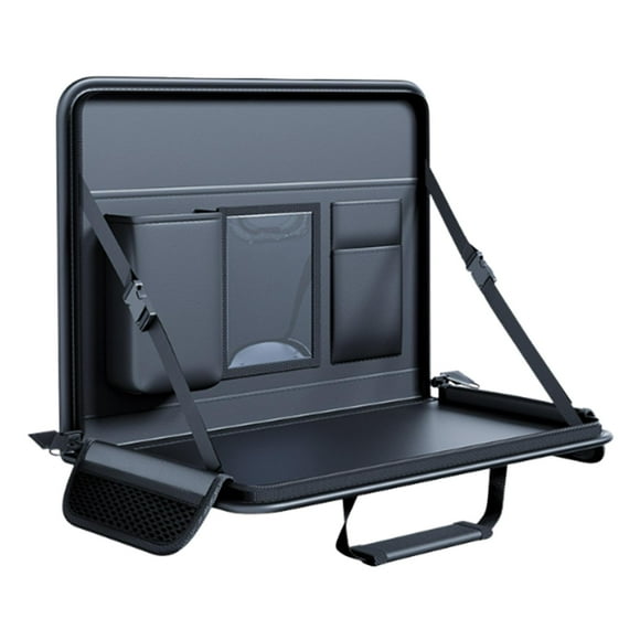 Bandeja de escritorio para computadora portátil de automóvil,Bandeja para comer con volante,bolsa para portátil y tableta,Escritorio para computadora portátil con volante Escritorio para