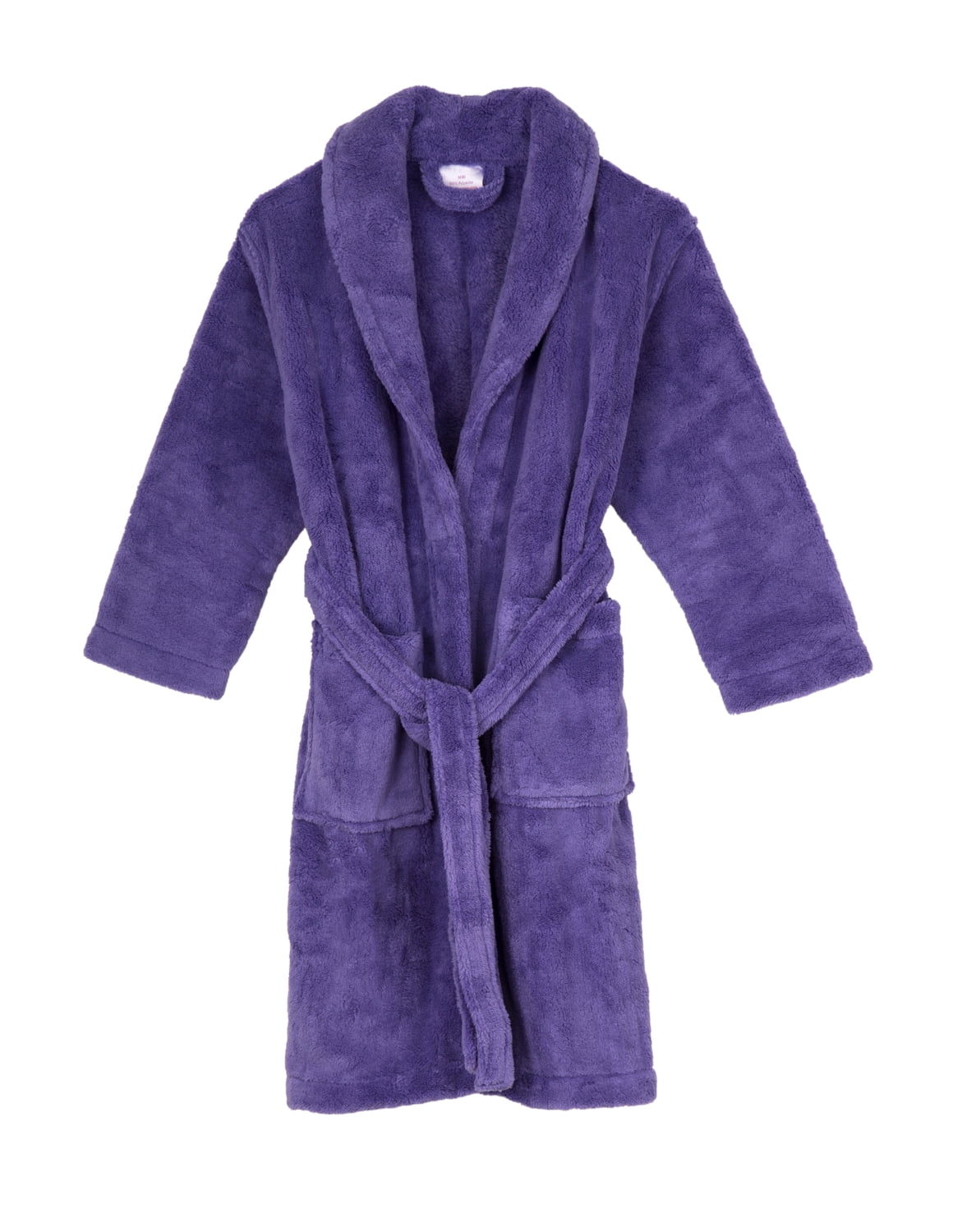 TowelSelections Girls Robe, Kids Plush Shawl Fleece Bathrobe