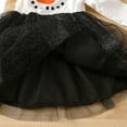 thumbnail image 5 of Angala Christmas Toddler Girls Long Sleeve Christmas Snowman Prints Princess Dress Clothes Beautiful Cute Girls Dress, 5 of 7