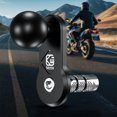 thumbnail image 4 of Soporte Antirrobo para Bicicleta Motocicleta Barra Delantera Cabezal Esférico Aluminio 1 Pulgada/25mm, 4 of 9