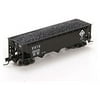 Athearn N Scale 40' 3-Bay Offset Hopper/Load Erie Railroad (Black) #38435
