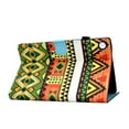 thumbnail image 6 of SaniMore Case for Lenovo Tab M10 Plus 3rd Gen 10.6 inch 2022 TB-125F/128F, Auto Wake/Sleep Pen/Card Holder Stand Dual Angle PU Leather TPU Back Color Painting Magnetic Protective Shell, Ethnic Style, 6 of 13