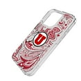 thumbnail image 2 of Utah Utes iPhone Paisley Design Clear Case, 2 of 7