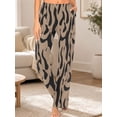 thumbnail image 4 of Women's Pajama Pants with Pockets, Abstract Flame Soft Breathable Lounge Pants, 4 of 8