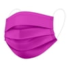 WeCare Small Face Masks For KIDS - Box of 50, 3-Ply, Individually-Wrapped - Hot Pink