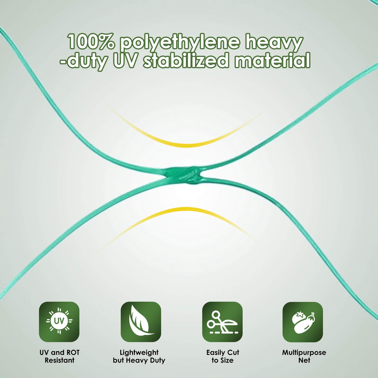 Bird Netting for Garden,Garden Netting Pest Barrier,Cicada Netting Protect Fruit Trees Blueberry Bushes Vegetable Plant,Plastic Net for Garden Against Birds, Deer,Squirrels