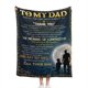 thumbnail image 1 of LHSHID Blanket Gifts for Dad from Son to My Dad Blanket Best Gift for Fathers Day Birthday Christmas Bday Present Idea for Father Husband Men Him Healing Thoughts Throw Blanket 40"x50", 1 of 9