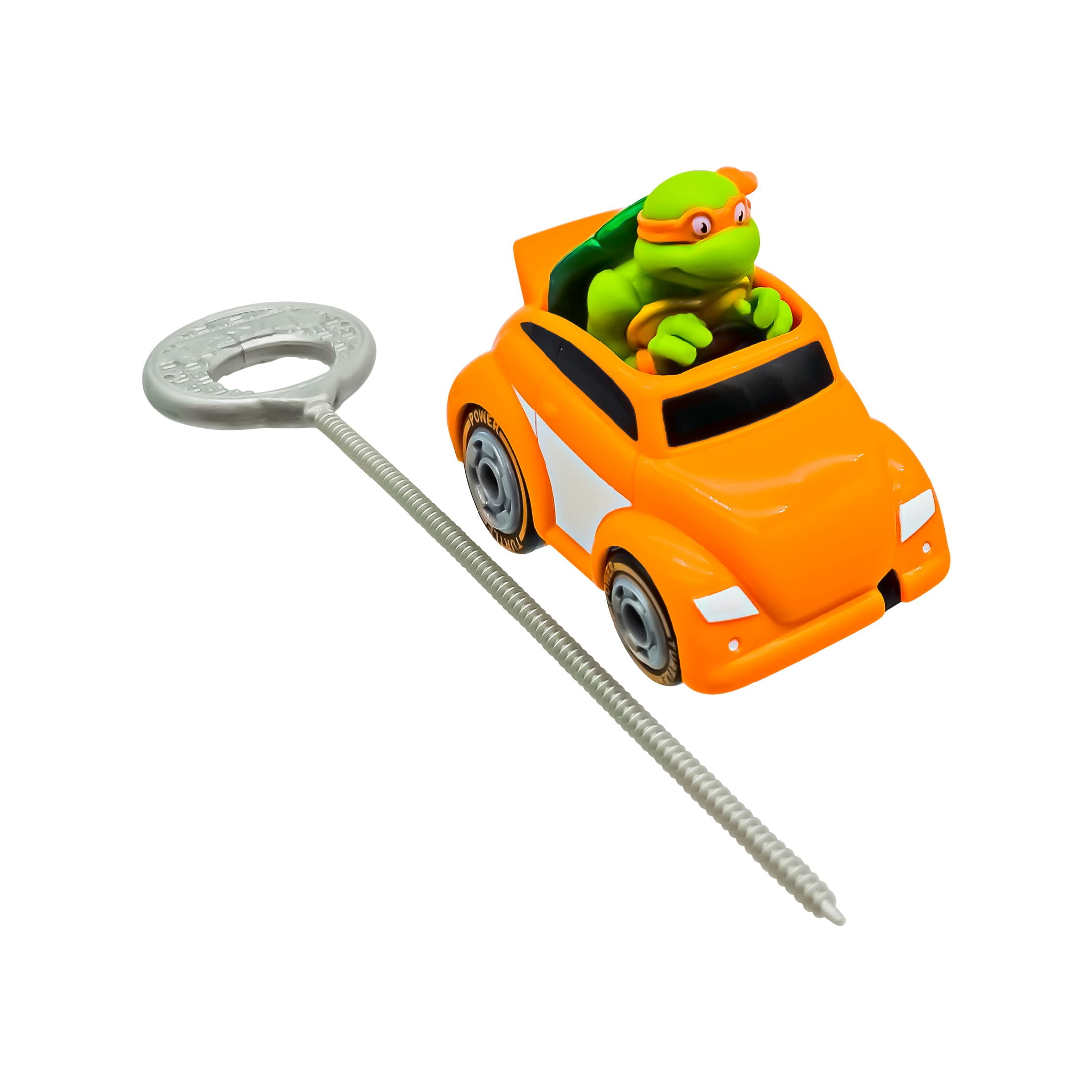 TMNT Rad Rip Racer Leonardo, Yellow - Collectible Racing Toy with