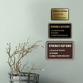 thumbnail image 4 of Signs ByLITA Classic Framed Energy Givers Sign (Black Gold) - Medium, 4 of 6
