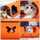 thumbnail image 4 of 1 túnel multifuncional para gatos, divertido juguete para mascotas (naranja), 4 of 5