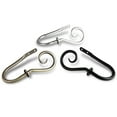 thumbnail image 3 of InStyleDesign  Curve Curtain Holdbacks (Set of 2) satin nickel Grey Finish, Satin, Nickel Finish, 3 of 4