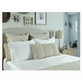 thumbnail image 2 of Comfy Bamboo World 9900 Series 100gsm Embroidered Bedsheets Sheet Set, Full Size, White, 2 of 5