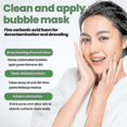 thumbnail image 4 of Cleansing Apply Bubble Mask Moisturizing Mild Daub-type Oxygen Cleaning Compound Film Acne Remov, 4 of 5