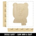 thumbnail image 2 of Cozy Polar Bear Wood Shape Unfinished Piece Cutout Craft DIY Projects - 4.70 Inch Size - 1/8 Inch Thick, 2 of 7