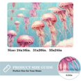 Area Rugs 2'×3' NonSlip Door Mat, Seaworld Colorful Jellyfish Soft