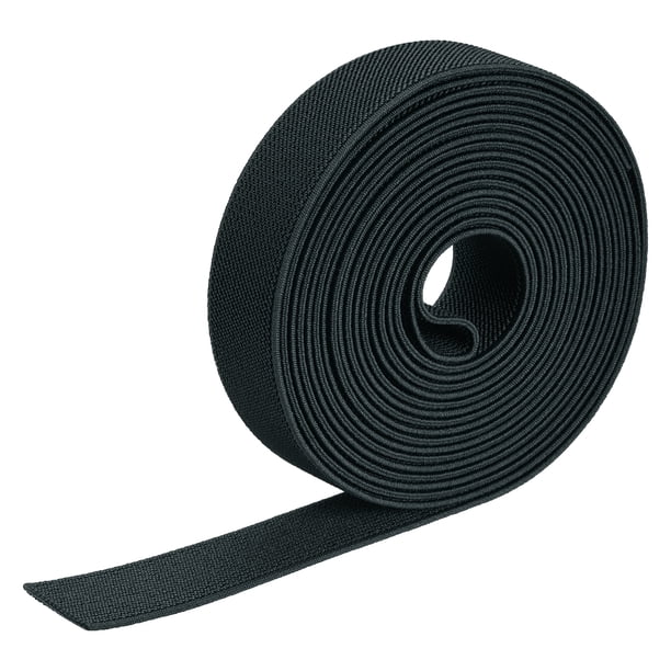 Sarga Elástico Banda Doble-Cara 1 Plano 4 Yarda 1 Rollo Plano Elástico Cinta Cordón Oscuro Verde para Costura, Cinturilla
