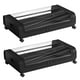 thumbnail image 4 of Almacenamiento rodante debajo de la cama, organizador de almacenamiento de zapatos con asa y tapa, almacenamiento de dormitorio para juguetes, suétere 2 negro, 4 of 8
