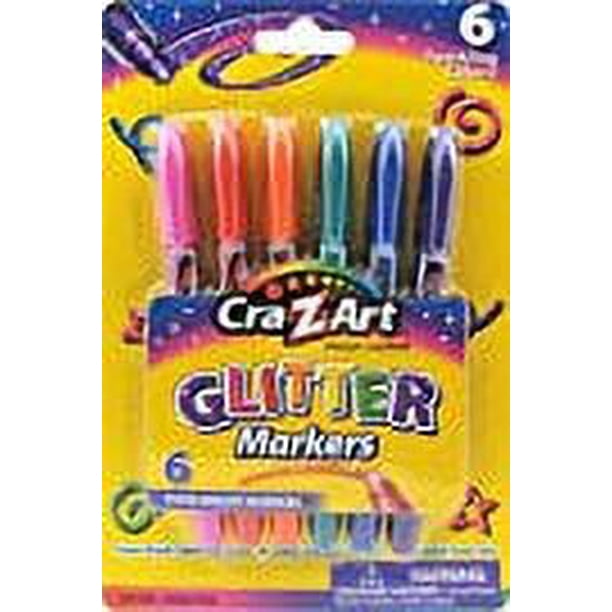 glitter rose art markers