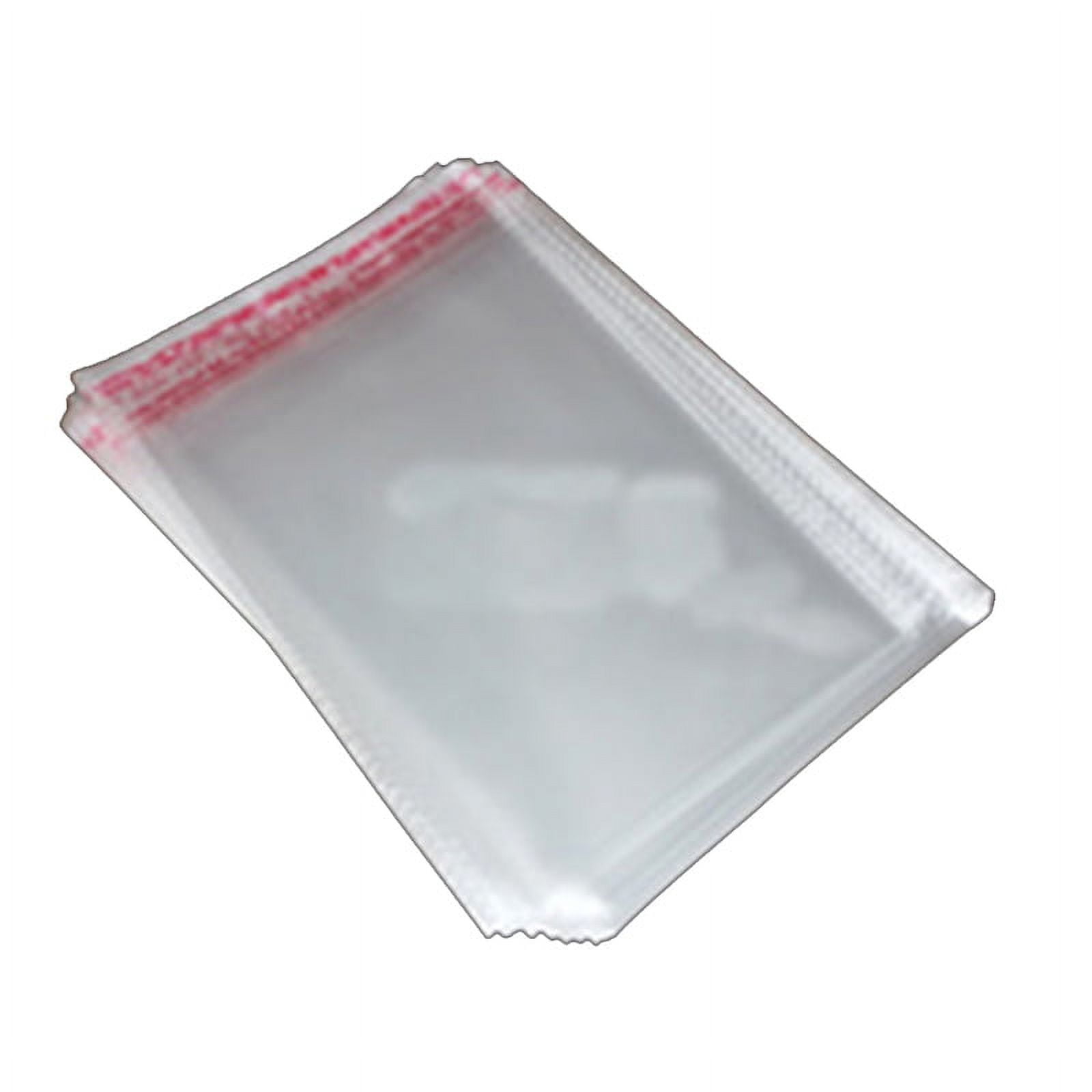 200 Pcs Clear Resealable Polypropylene Bags Self Seal Magazine Protectors  for Collectors Clear Plastic Bags for Magazine Prints Photos Documents (11  x
