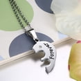 thumbnail image 7 of 3pcs Stainless Steel Friendship Forever Messages Puzzle Necklaces, 7 of 7
