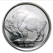 Highland Mint Buffalo 1/10 oz Silver Round - Circulated