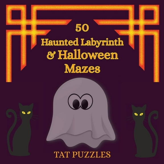 Tat Shaped Mazes 50 Haunted Labyrinth & Halloween Mazes, Book 3, (Paperback)