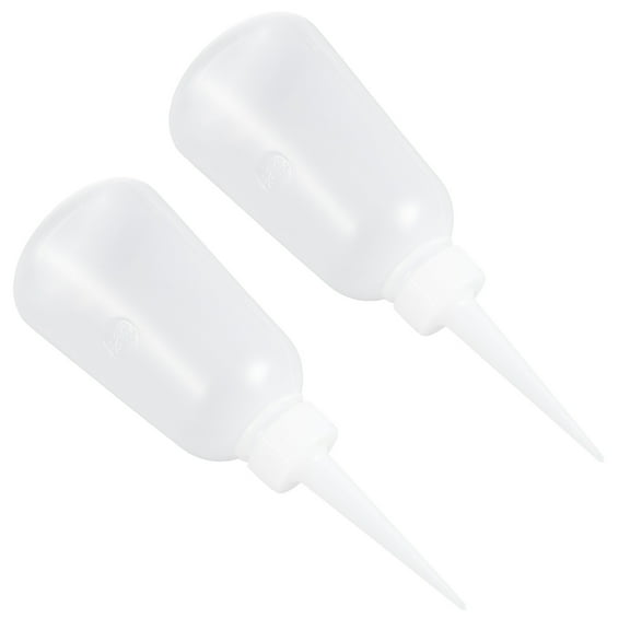 Set of 3 Dispensing Bottle Hot Sauce Bottles Needle Tip Squeeze Lab Alcohol