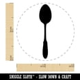thumbnail image 2 of Spoon Solid Utensil Eating Sketch Rubber Stamp for Scrapbooking Crafting Stamping - Mini 1/2 Inch, 2 of 7