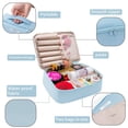 thumbnail image 4 of Neceser de viaje para maquillaje, neceser para mujer y hombre (azul), 4 of 5