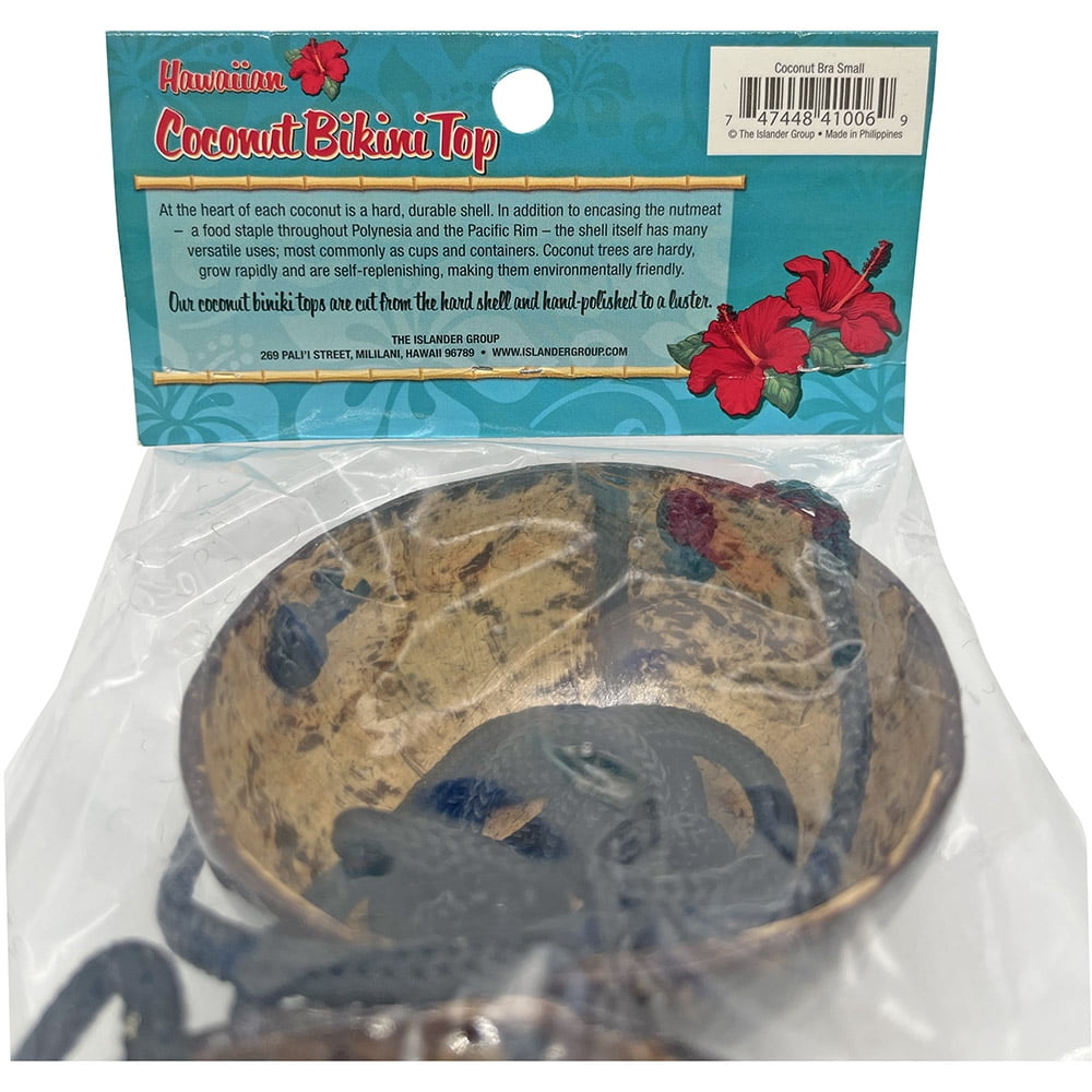 The Islander Group Small Hawaiian Coconut Bikini Top