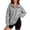 Gray, variant on Womens Henley Collar Sweatshirt Long Sleeve Snap Button Fleece Pullover Tops Loose Fit Fall Trendy Clothes