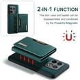 thumbnail image 6 of for OnePlus 10 Pro 5G Case ,Magnetic Buckle Leather Detachable Wallet Cover, Card Pocket Back Flip Kickstand Shockproof Business Slim Phone Case For OnePlus 10 Pro 5G,
Green, 6 of 11