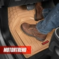 thumbnail image 3 of Motor Trend FlexTough Defender Car Floor Mats & TrunkShield Cargo Liner Set - Next Generation Deep Dish Heavy Duty Contour Liners for Car SUV Truck & Van-All Weather Protection, 3 of 7