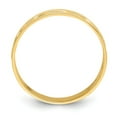 thumbnail image 2 of 14K Yellow Gold Ring Band Polished & Textured Dolphin Engraved Thumb, Size 6, 2 of 5