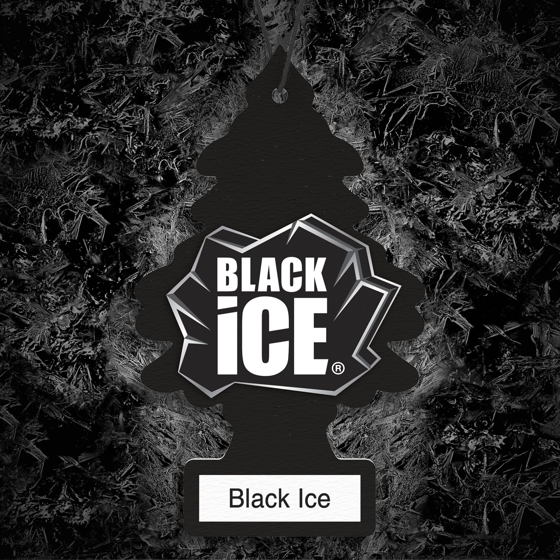 (2 pack) Little Trees Air Freshener Black Ice Fragrance 3-Pack