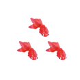 thumbnail image 2 of Agiferg 3 Pcs Simulation Flottante Goldfish 6.5CM Translucide Doux TPR Animal Marin Flottant, 2 of 2